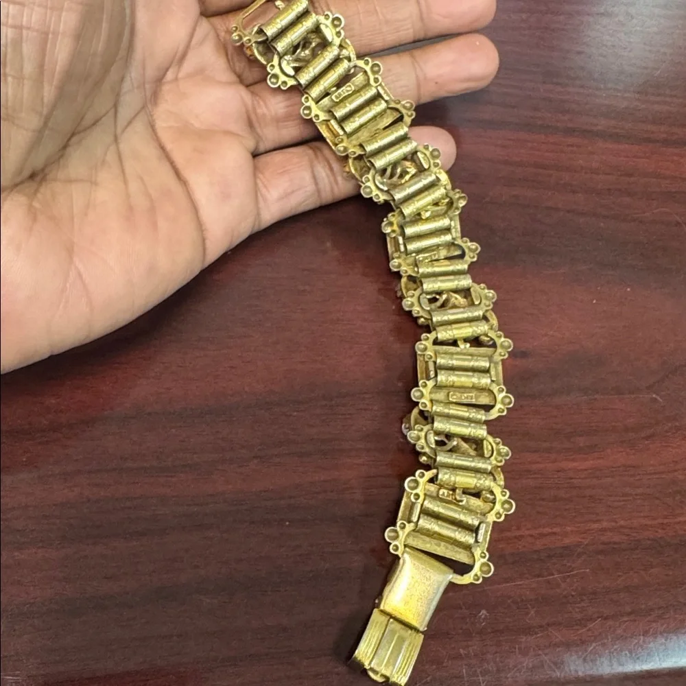 Vintage Arthur Pepper Signed Gemstone Bracelet